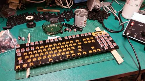 Photo of a keyboard repair