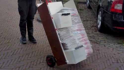 Regular leaflet delivery in 2017
