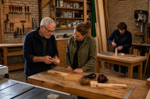 Mensen die respectvol samenwerken in een gedeelde werkplaats